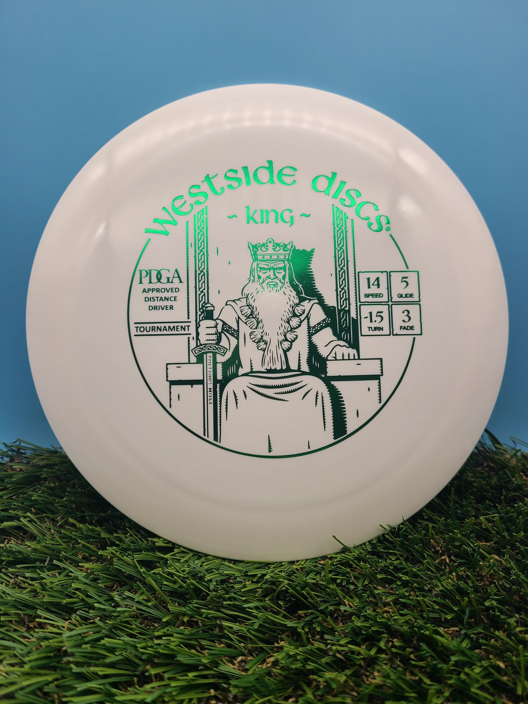 Westside Discs Tournament Plastic King Driver