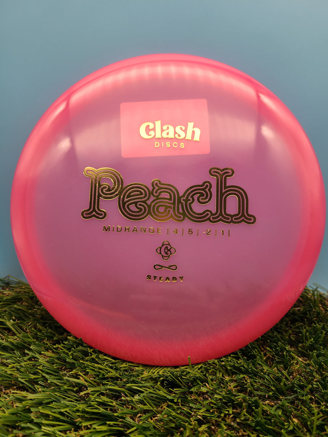 Clash Discs Steady Plastic Peach Midrange