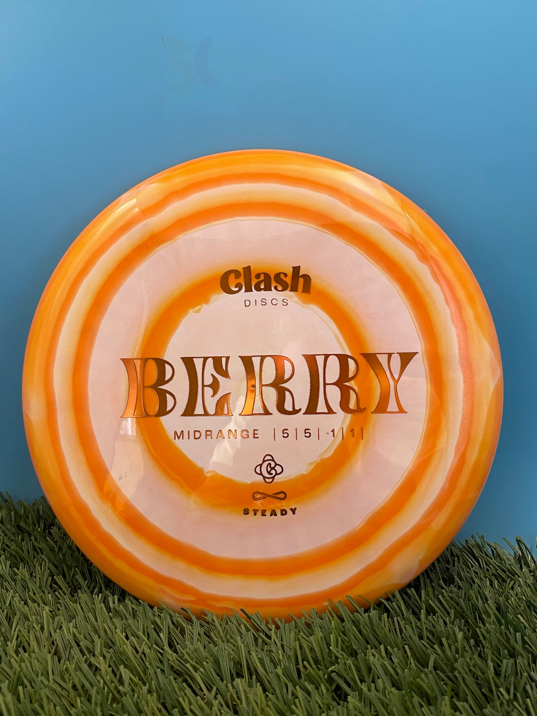 Clash Discs Steady Plastic Berry Midrange