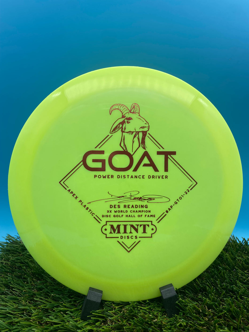 Mint Discs Apex Plastic Goat Driver